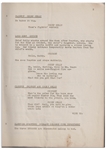 Moe Howard's 27pp. Script Dated October 1938 for The Three Stooges Film ''Flat Foot Stooges'' or ''Fire Picture'' -- Very Good Condition